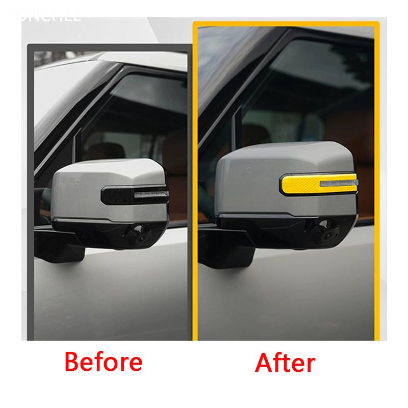 For Chery Jetour G700 2026-2027 Side Mirror Anti-collision Strip Scratch-resistant Decorative Sticker Automobile Supplies