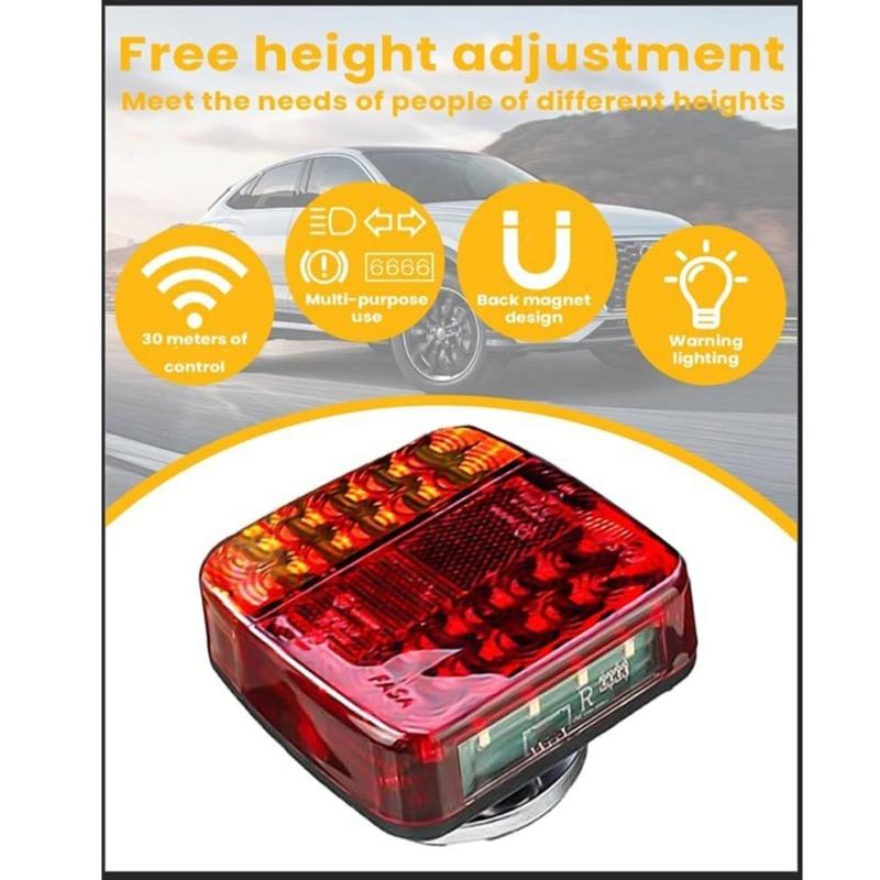 Magnetic Rechargeable Waterproof LED Trailer Tail Light With USB Charging For Trucks RVs Boats And Caravans