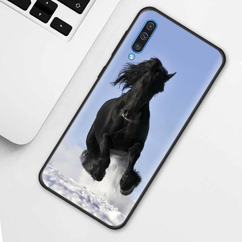 Running Horse Capas pro Samsung Galaxy A51 A71 A72 M30s A21 A21s A31 A41 Pouzdro na telefon M31s M51 A21 A12 A02s