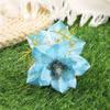 AWAYTR Artifial Colorful Peony Hair Claws Plastic Floral Hair Clips Crab For Girl Gift Hair Accessories Valentine Headwear