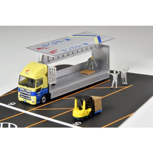 Tomytec The Truck Collection Truck Collection Logistics Site Wing Van Set H Seino Transportation Diorama Supplies 333777