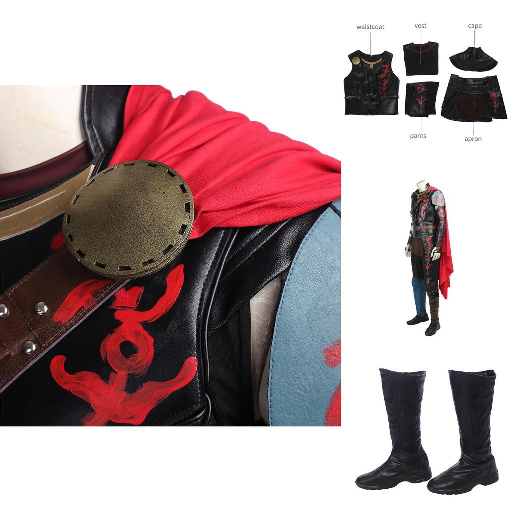 Timeless Thor Ragnarok Costume Featuring Durable Pu Leather For Stylish Cosplay Events