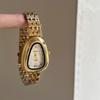 Snakehead Steel Belt Chain Watch Women's Light Luxury Commuting High Sense Simple Quartz Women's Watch
