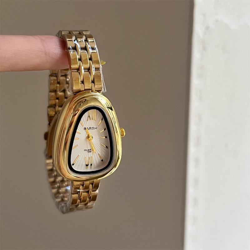 Snakehead Steel Belt Chain Watch Women's Light Luxury Commuting High Sense Simple Quartz Women's Watch