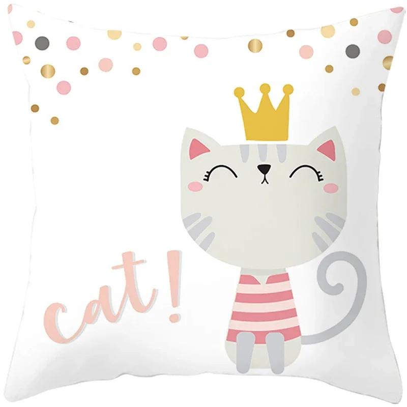 Ins Net Celebrity Cartoon Unicorn Pillow Sofa Pillow Cushion Cover Hot Household Items One Drop Delive