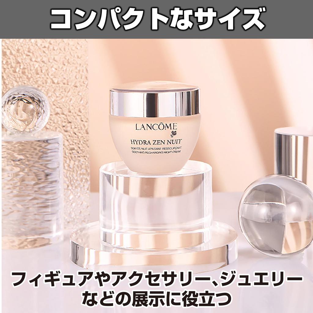 HAMILO Acrylic Stands, Cylinder Blocks, Acrylic Base Display Stands, 10-Piece Set