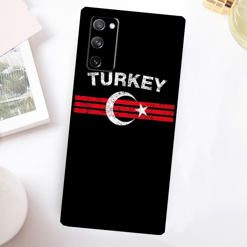Custodia per Telefono Bandiera Turca Turchia Per Samsung Galaxy S25 S24 S23 S26 Ultra S20 FE S21 FE S22 Plus S10 S25 FE Cover