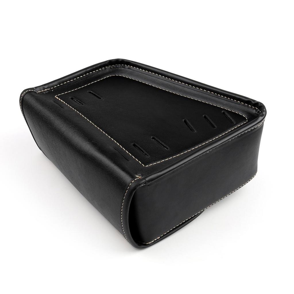 PU Leather Left Right Side Saddlebag Saddle Bag For Harley Sportster XL 883 XL 1200