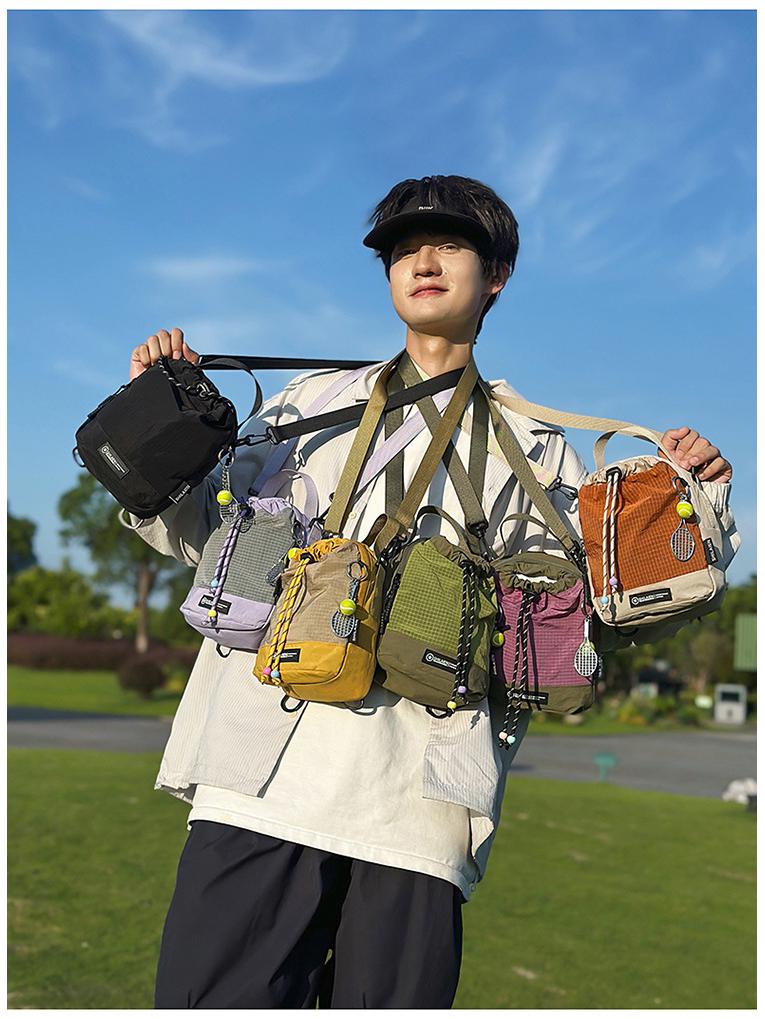 Unisex Lightweight Waterproof Crossbody Water Bottle Backpack for Hiking and Travel