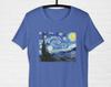 Vincent Van Gogh Shirt Starry Night Painting, Aesthetic Tee Famous Artist Classical Art T-shirt Gift for Art Lover Fine Art Fashion Apparel