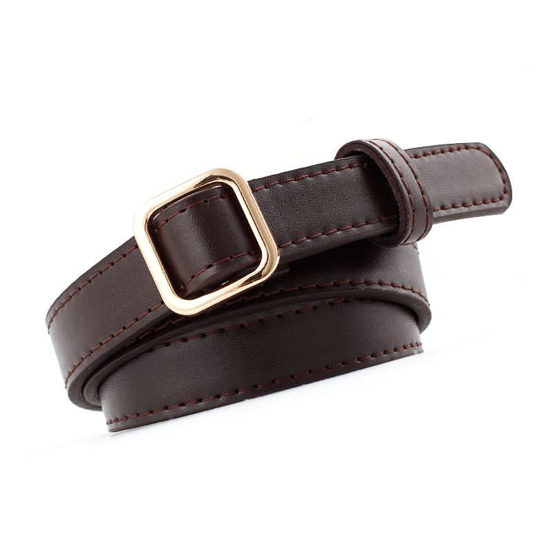 Chic Minimalist Women's Belt In Various Colors Great For Jeans And Casual Looks