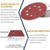 100PCS 125mm Sanding Discs, 5 Inch 8 Hole Hook and Loop Sanding Pads for Random Orbital Sander(40 to 2000Grits)