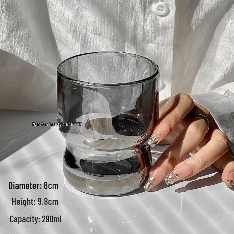 Chubby Vintage Ins Style Glass Beverage Mug