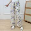Cotton Silk Pajama Pants for Women, New Summer Style, Thin Cotton Casual Pants, Can Be Worn Outside, Large Size Home Pants