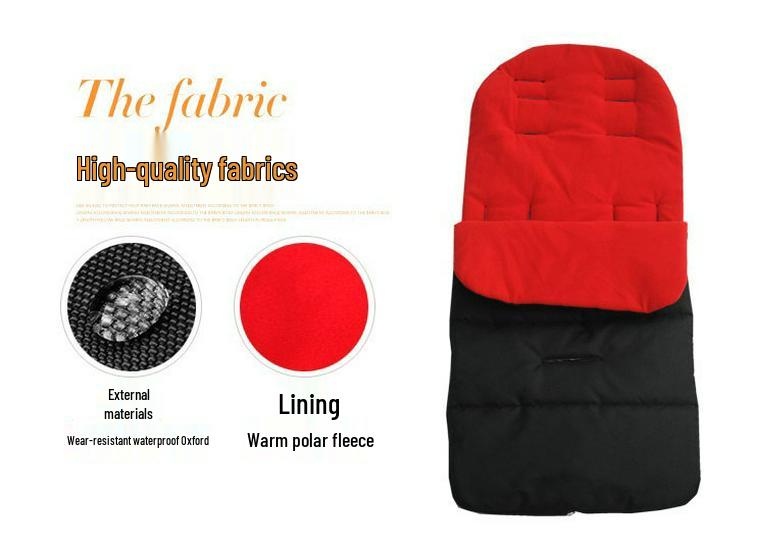 Multifunktionaler Kinderwagen-Fußsack: Winddichter, wasserdichter und warmer Schlafsack