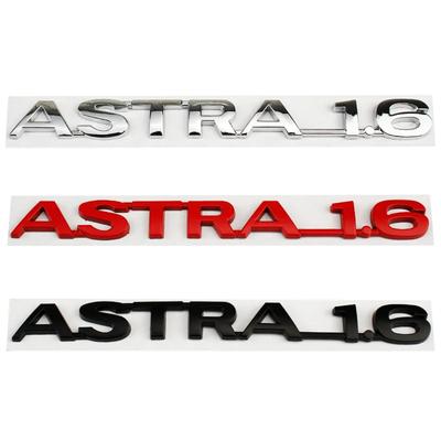 Auto 3D Metaal Logo Achterklep Letters Woorden Embleem Badge Decals Sticker Voor ASTRA 1.6 Styling Decoratie Auto Accessoires