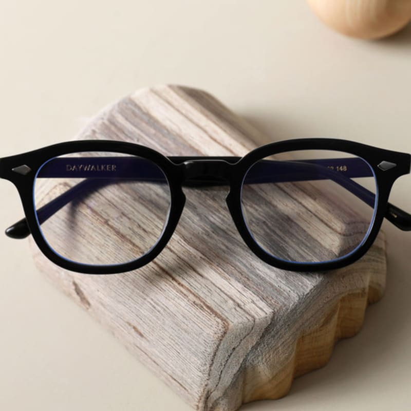 

DAYWALKER Zeiss Lens Unisex Blue Light Blocking Horn-Rimmed Glasses LEO C5 LEO C5