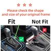 Automatic Car For Volkswagen Passat B8 2016-2018 Gear Shift Knob Stick Pen Lever Shifter Gaiter Boot Collar Silver Frame Cover