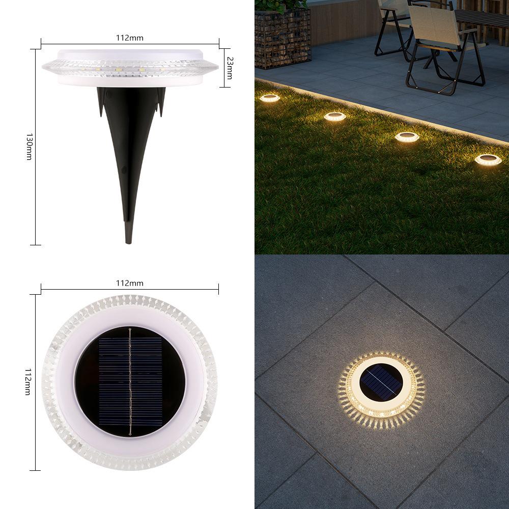 Solar Ground Light - Waterproof Outdoor Garden Landscaping Spike Lamp Solar Ground Light