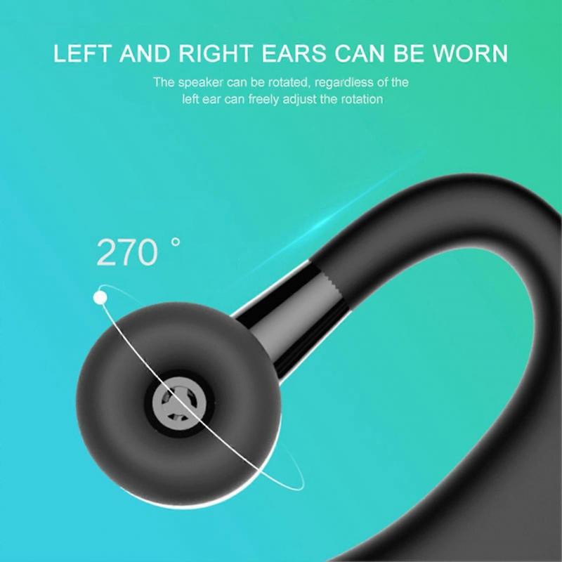 Single Ear Bt4.1 Headset 270 Degrees Rotation Handsfree Calls Voice Dialing