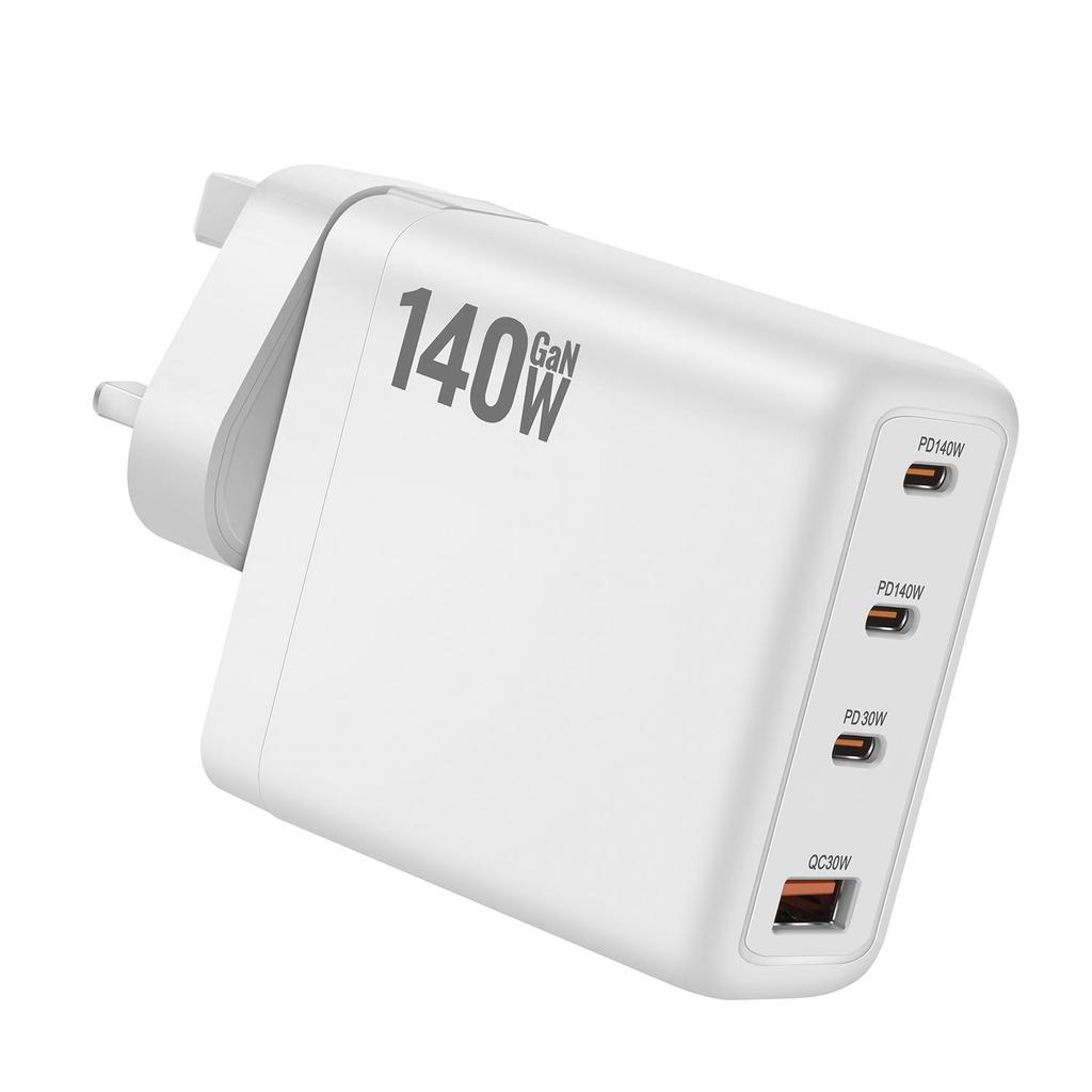 140W Gallium Nitride PD3.1 Multi-port Fast Charger for Laptops & Phones