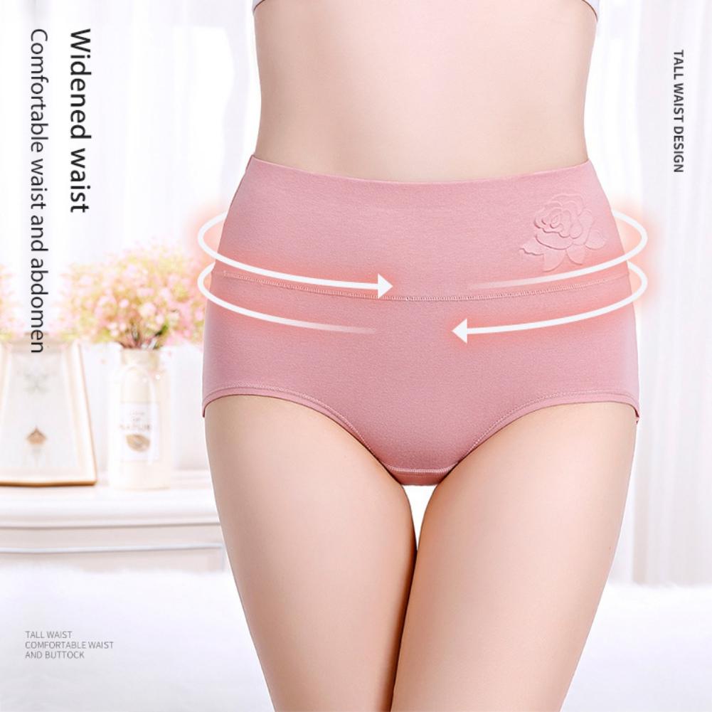 High Waist Postpartum Panties For Women Cotton Full Coverage Soft Comfortable Briefs Panty Plus Size