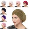Ladies Lace Cross Headscarf Cap With Soft Lightweight Fabric For Casual Wear