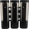 No Drill Shower Soap Dispenser 300ml Container 3 Chamber Dispenser  For Hotel