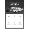 1/20 Scale Rolls Royce Cullinan Trailer RV Camping Van Diecast Model Alloy Metal Car Sound & Light Pull Back Home Display Ornament Boy