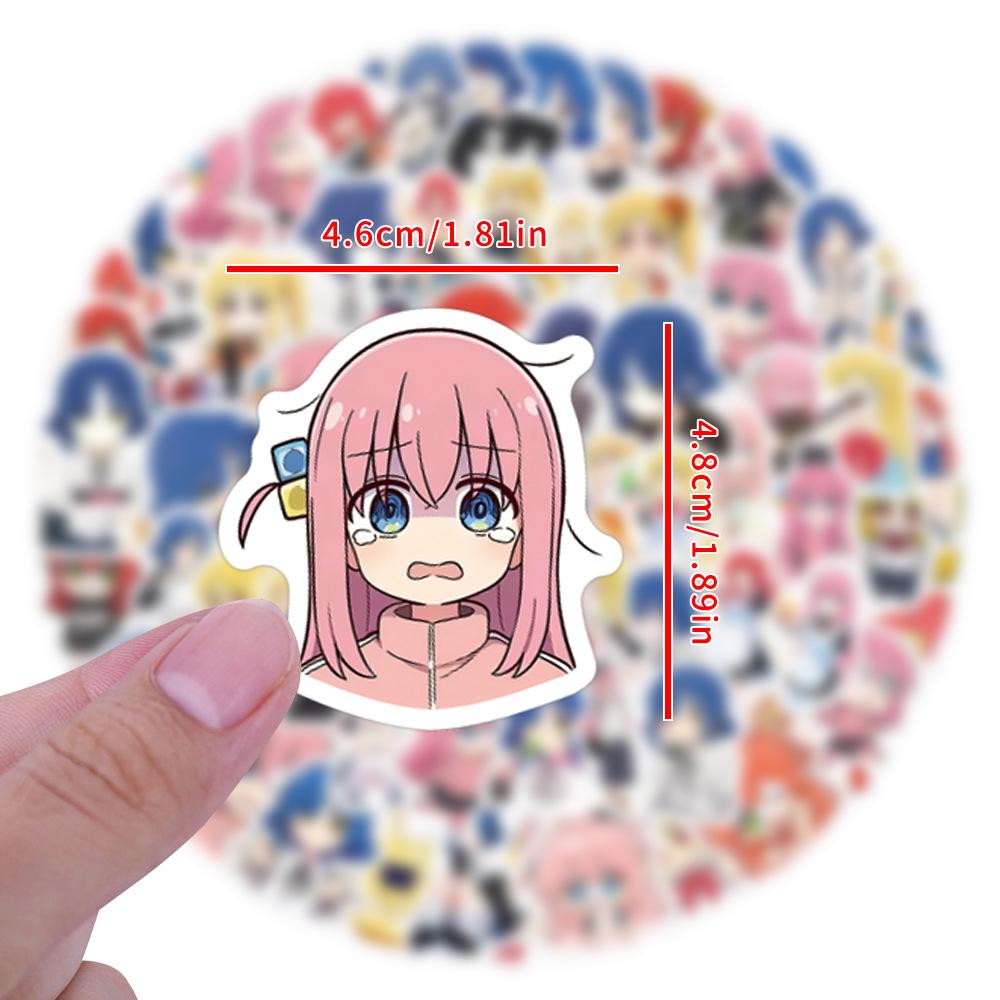 105 New Anime Graffiti Stickers: Lonely Rock Cartoon for Skateboard & Notebook Decoration