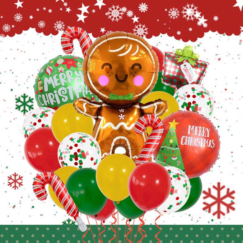 Christmas Balloons Santa Claus Snowman Happy New Year Christmas Party Decorations Globo Kids Gifts Toys Xmas Birthday Party Decorations