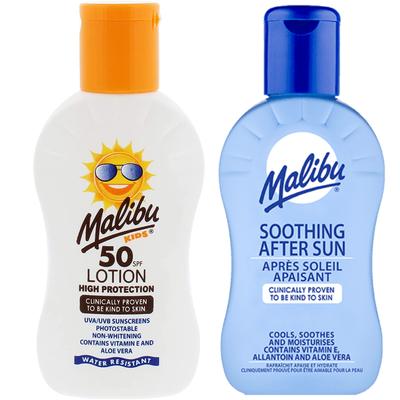 Malibu Baby Lotion SPF50 100ml + After Sun Lotion 100ml