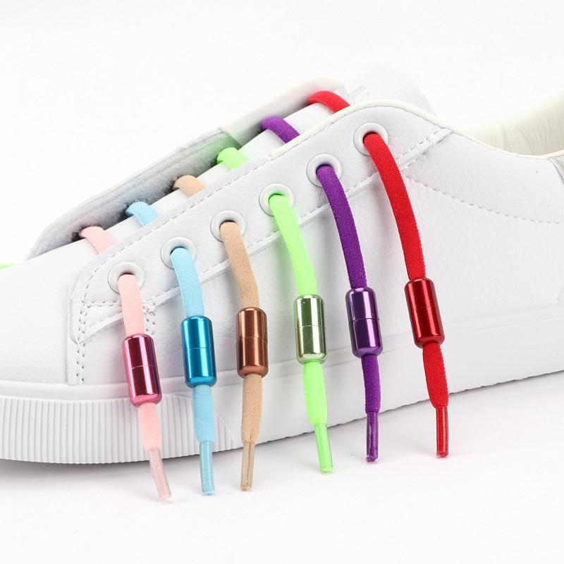 15Color Aluminum capsules Lock Buckle For men and women kids Sneaker Lace Lock buckle Kits Shoelace Lock Accessories Buckle