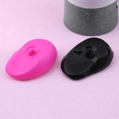 2 Pcs Silicone Ear Cover Hair Coloring Dyeing Ear Protector Shower Ear Shield Ear Shower Caps Salon Styling Accessories