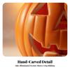 Jack-O'-Lantern Shatterproof Polypropylene Pumpkin Compact for Shelves