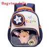 Kids School Backpack With Cartoon Design For Toddler Preschoolers Kids Backpack With Curved Shoulder Straps