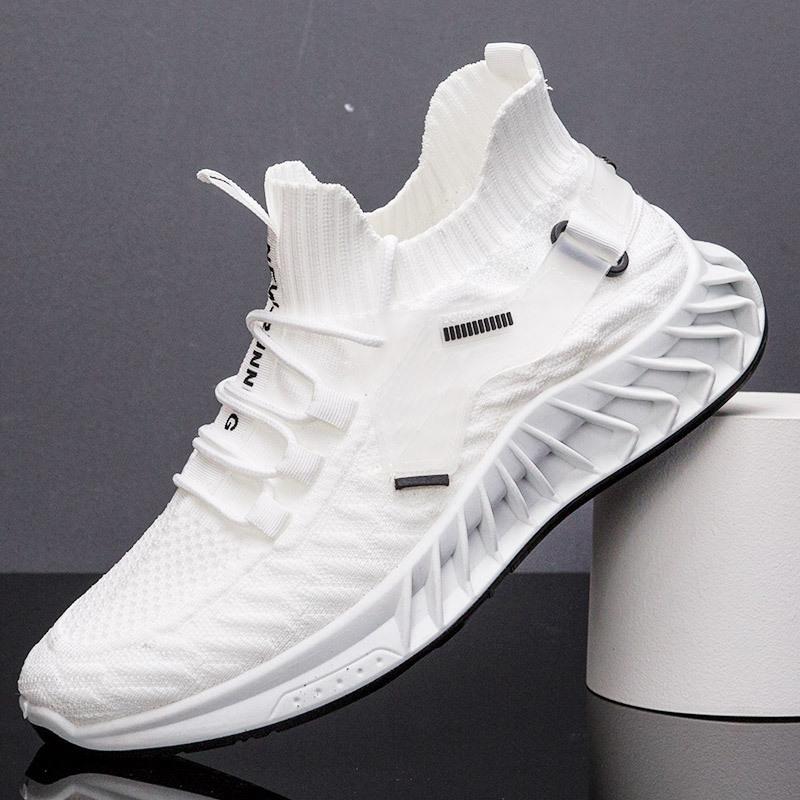 Мужская обувь Модные мужские повседневные кроссовки Удобные дышащие кроссовки 39 белый