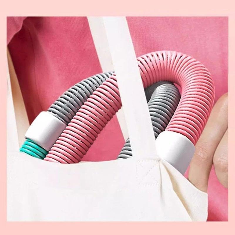 Weighted Soft Spring Hoop Foldable Fitness Hoop Exercise Hoop Slimming Exercise Equipment for Home and Travel