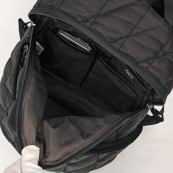 Isaac Bias Quilted Backpack 5002502 Greige (26)