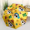 1pc Day of the Dead, Skulls Automatic Open 8-Rib Windproof Umbrella, Travel & Commuting