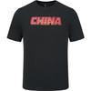 Li Ning Ss23 Letter Print Round Neck Lightweight Running Fitness Short Sleeve T-Shirt Unisex Tops Black YTST053-2