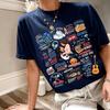 2026 Sommer Unisex Vintage Oberteil Off Campus Handgezeichnete Illustrationen Stil Unisex Hemd Herren Damen Baumwolle Rundhals Eishockey T-Shirt