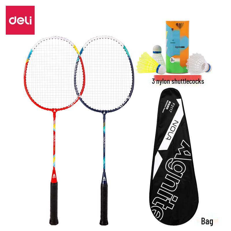 Angenait Iron Badminton Racket Set