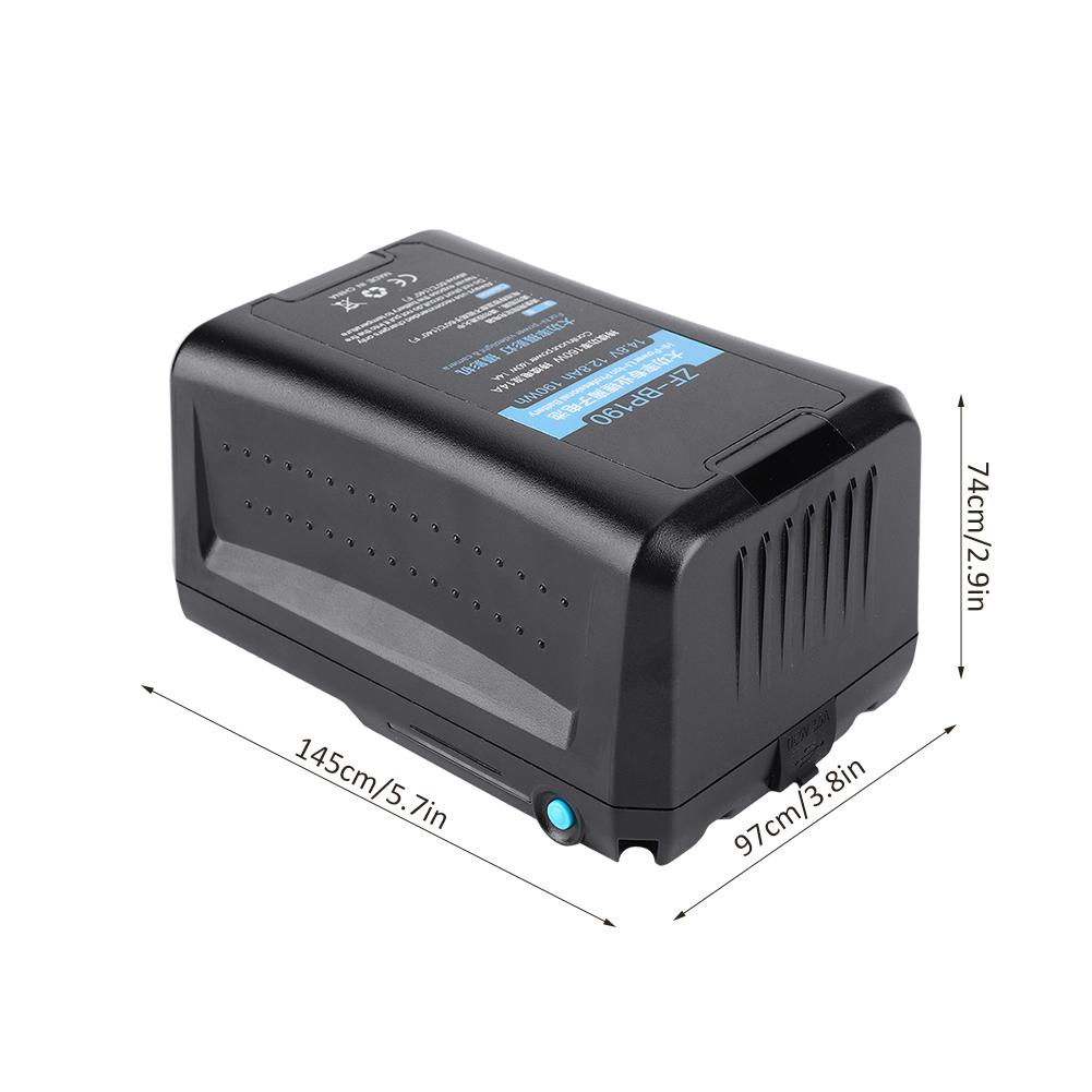 Camera LED Light Battery for BP-190 Digital Cameras Batteries Camcorder(BP-190)