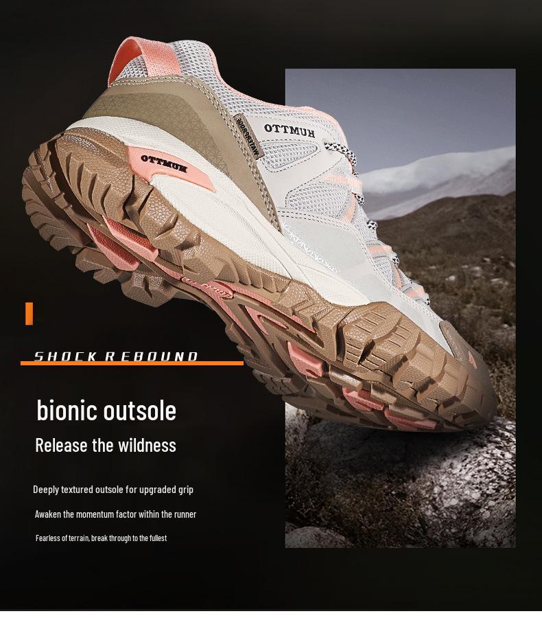 Women's Waterproof Lightweight Hiking Shoes - Non-slip, Outdoor Trekking & Climbing Footwear for Spring/Autumn