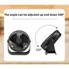 2026 New Model Desktop Fan USB Direct Plug-in Table Circulation Fan for Office, Living Room, Dormitory, Powerful Electric Fan