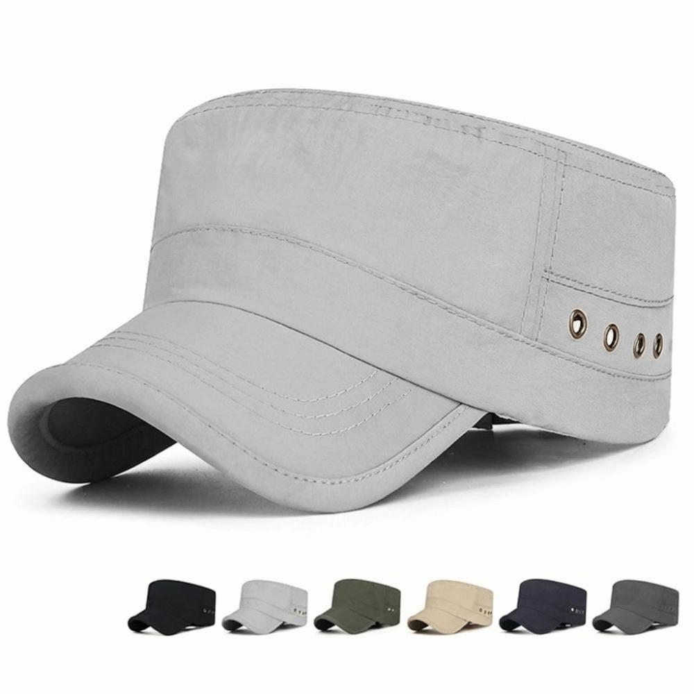Anti-UV Baseball Cap Breathable Sun Hat Fashion Flat Top Hat  Men Women