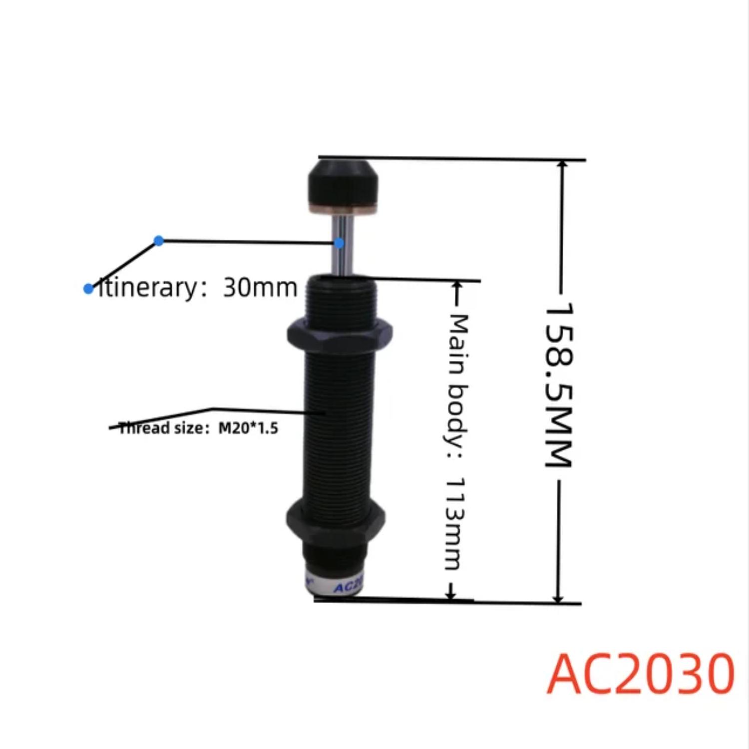 

Амортизаторы серии AC Пневматические масляные гидравлические буферы Ассортимент моделей амортизаторов AC1420 1425 2016 2020 2025 2050 2025 2030 -2 Medium speed
