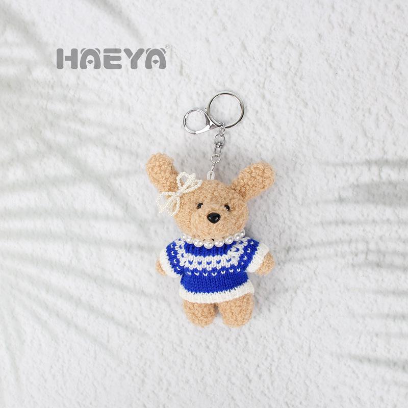Plush Rabbit Keychain Pendant - Creative Doll Toy Gift for Couples & Friends