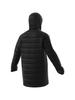 Adidas Down Essentials Light Down Hooded Jacket DKG48 Black 3-Stripes Men's (HZ8522) J/L